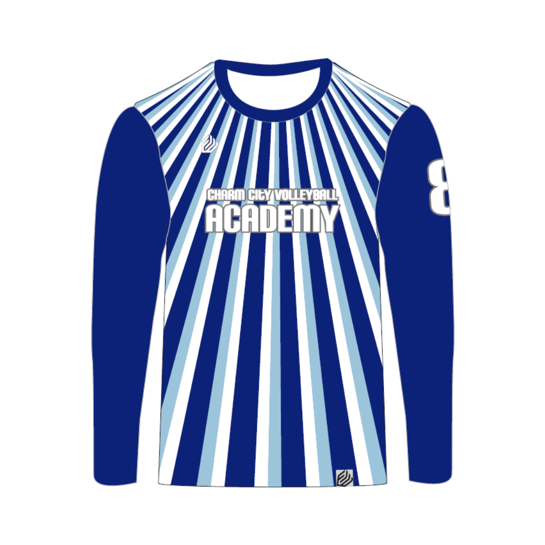 The Men’s Free Throw Longsleeve Performance Match Day Warm-Up Tee