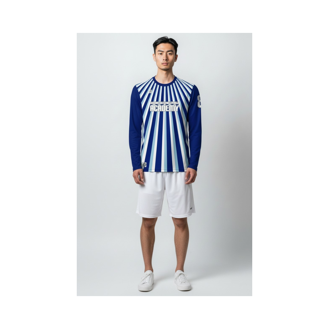 The Men’s Free Throw Longsleeve Performance Match Day Warm-Up Tee