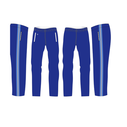 Charm City Volleyball Lined Trainer Pants W/Leg Zippers