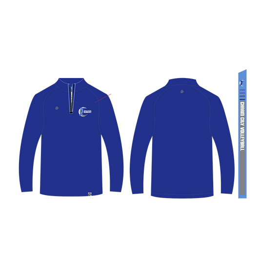 Charm City Volleyball Stadium Thermal 1/4 Zip Top