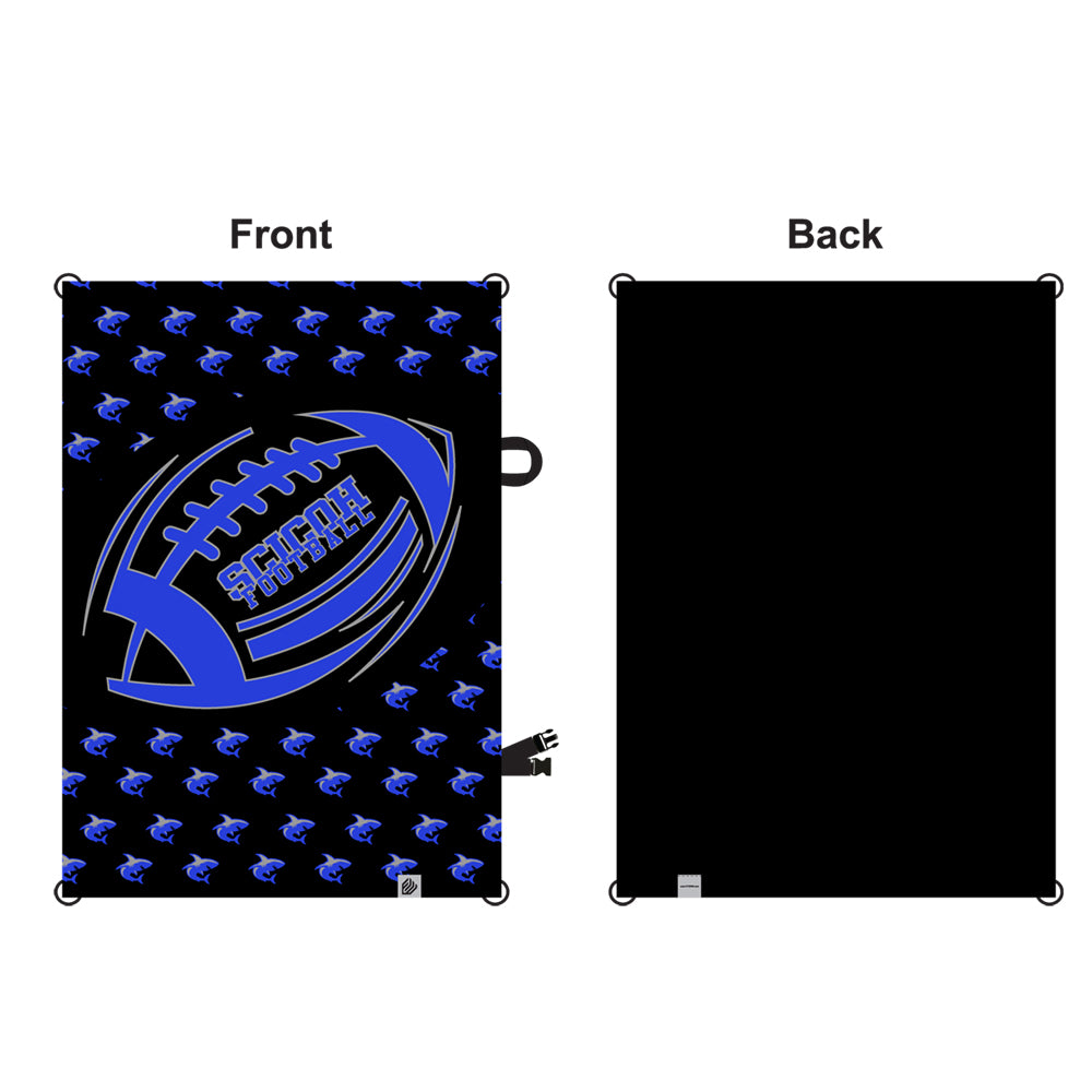 SciCoh Football Custom Sublimated Blanket(71x53)