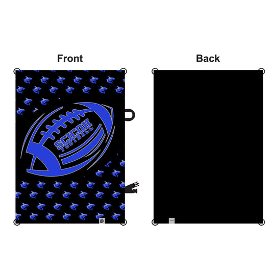 SciCoh Football Custom Sublimated Blanket(71x53)