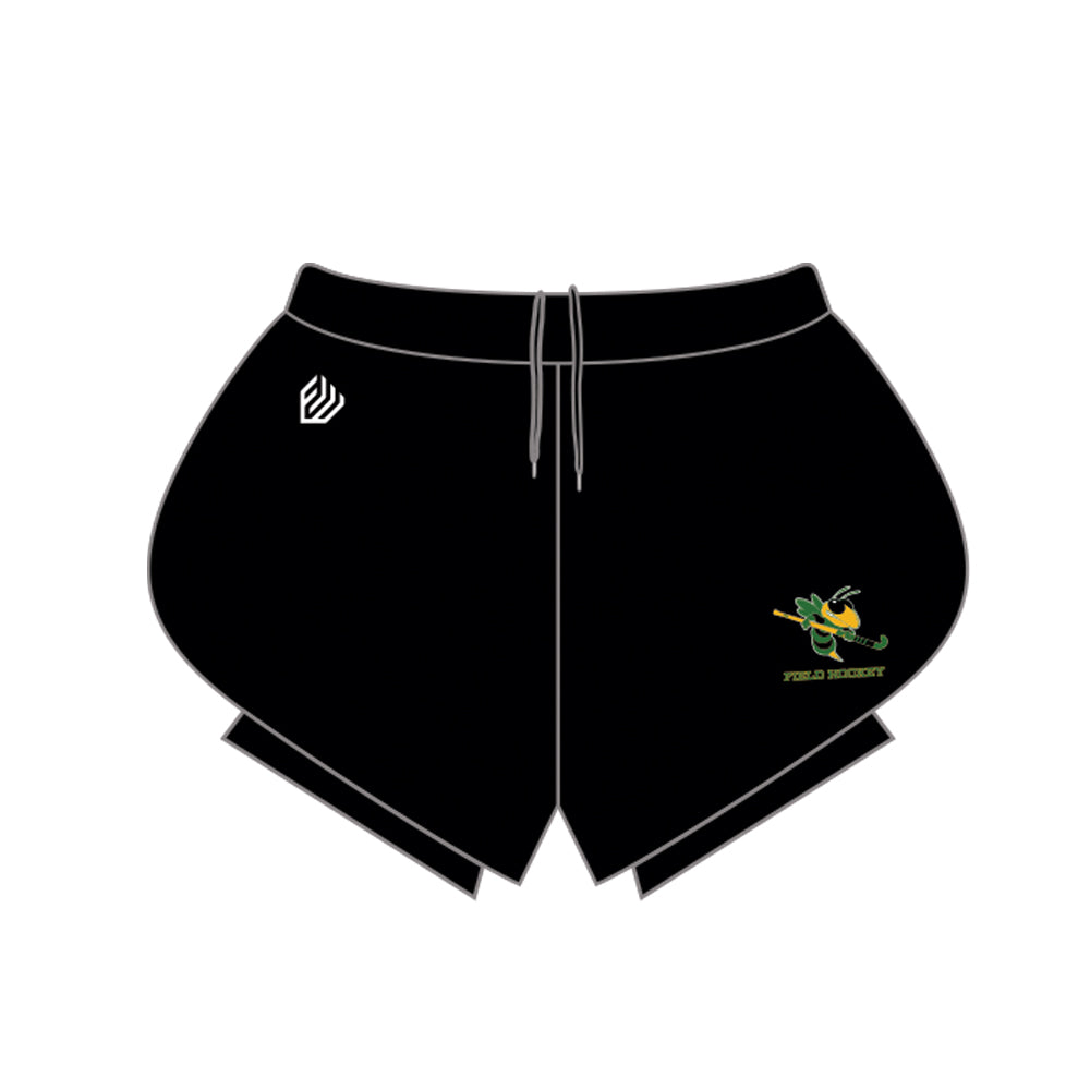 Green Hornet's Women's Flow Shorts (Black)