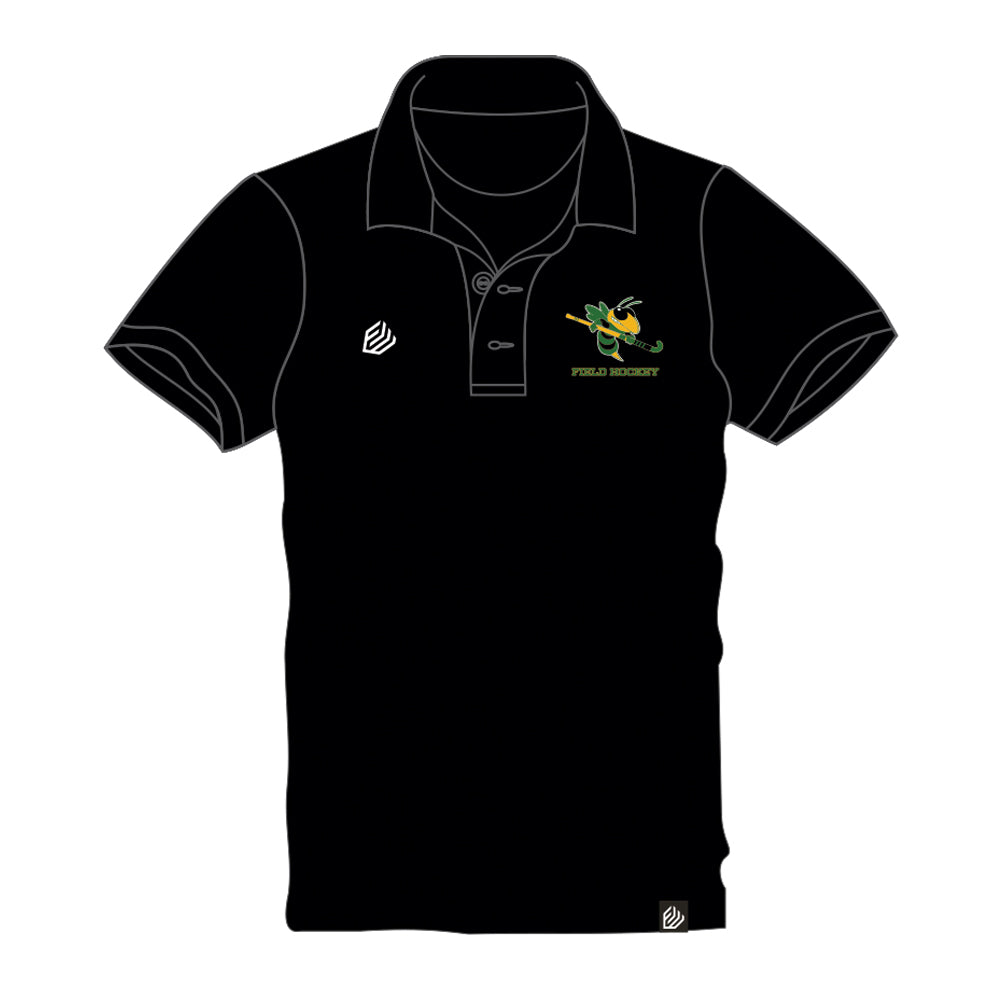 Green Hornets Men's Club Polo (Black)