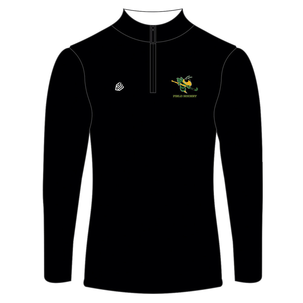 Green Hornet's Women's Fairway 1/4 Zip (Black)